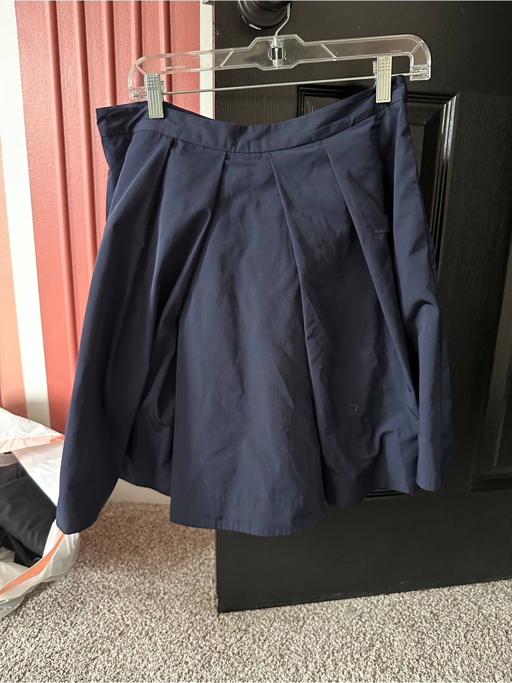 Pink Tartan Navy Skirt